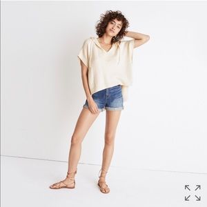 Madewell Poncho Hoodie Sweater